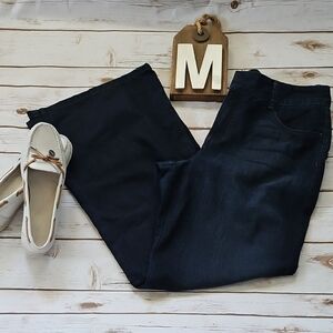jeanstar Dark Wash Wide Leg Jeans